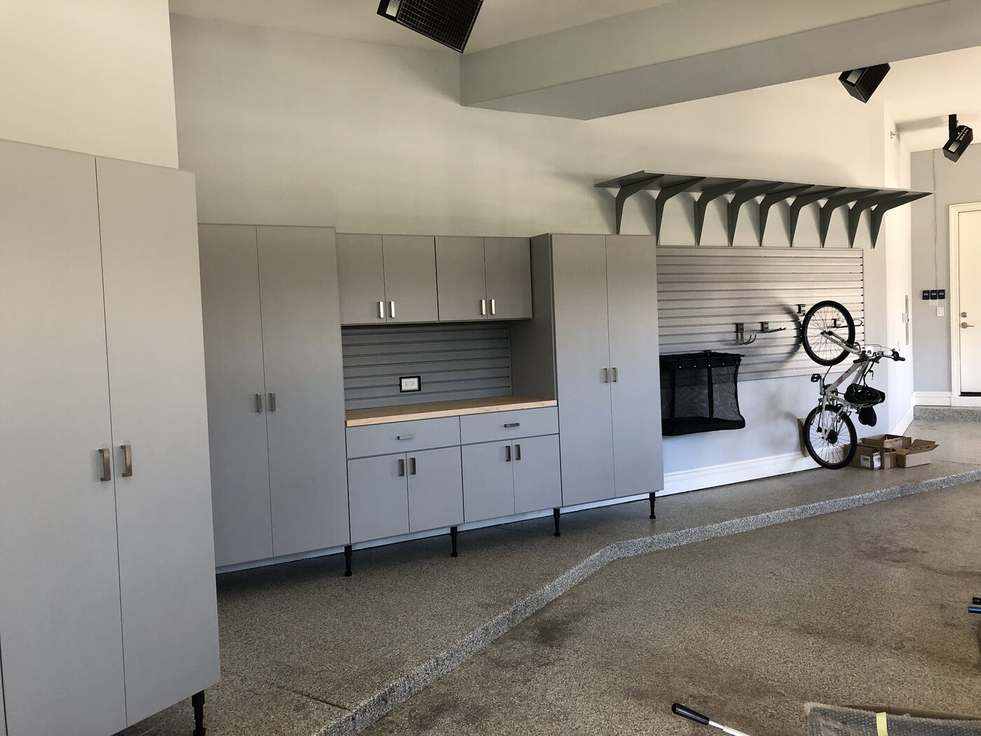 Custom garage storage system